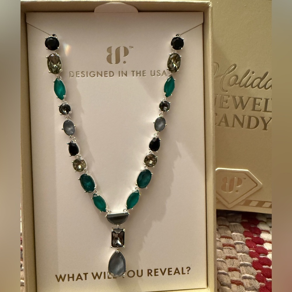 Bomb Party Holiday Jewel Candy necklace Sweet & Stunning Moss & Marble